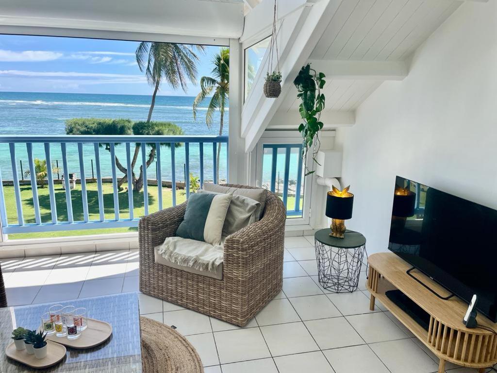 Ti Macloa - Appartement Les Pieds Dans L'Eau Sainte-Anne  Kültér fotó